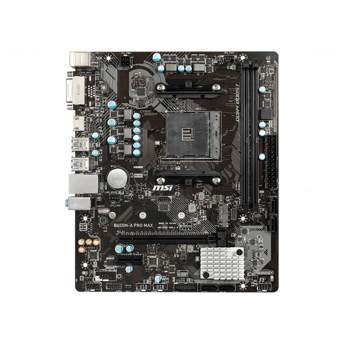 Материнская плата MSI B450M-A PRO MAX AMD B450 AMD AMD AM4-4