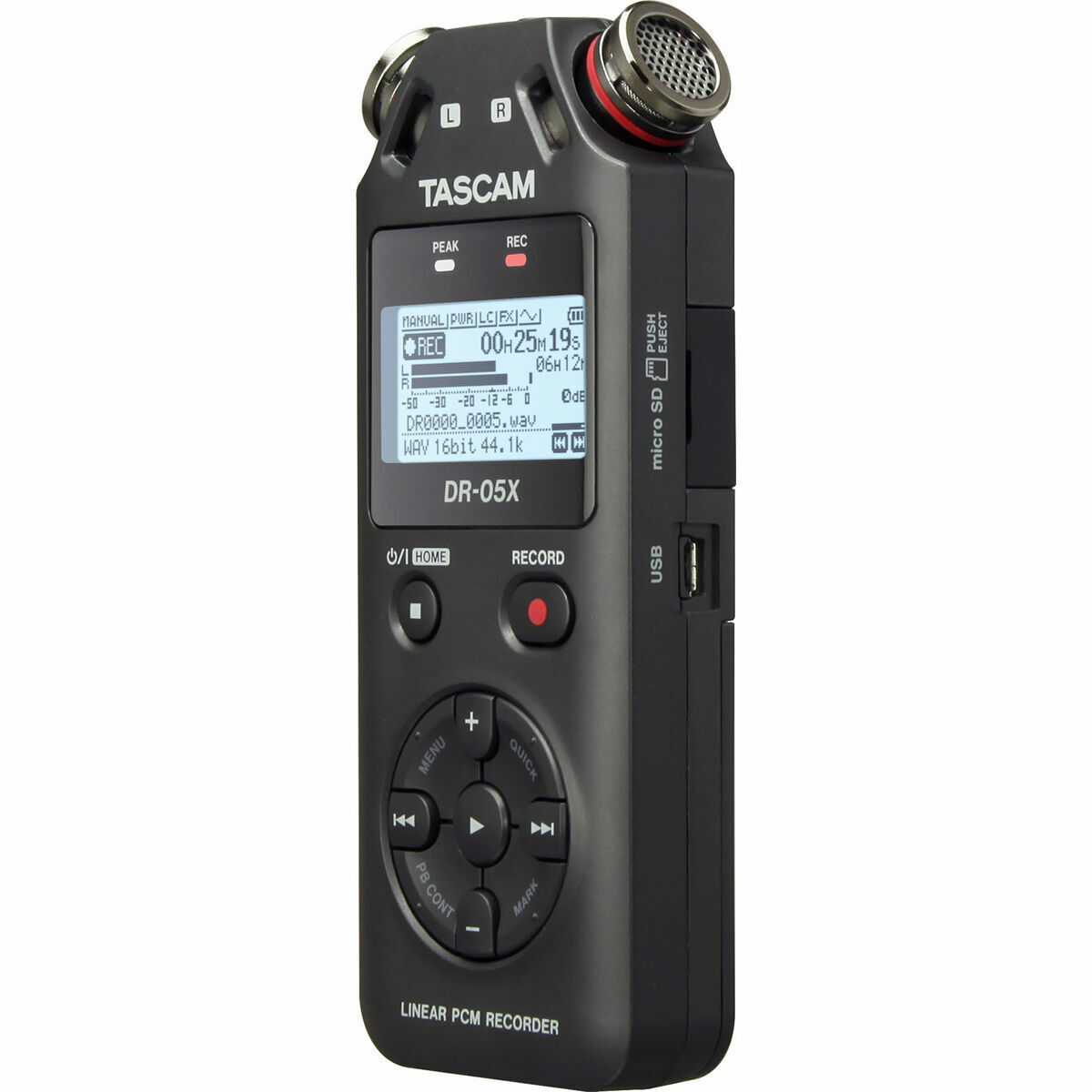 Записывающее устройство Tascam DR-05X Синий Чёрный-3