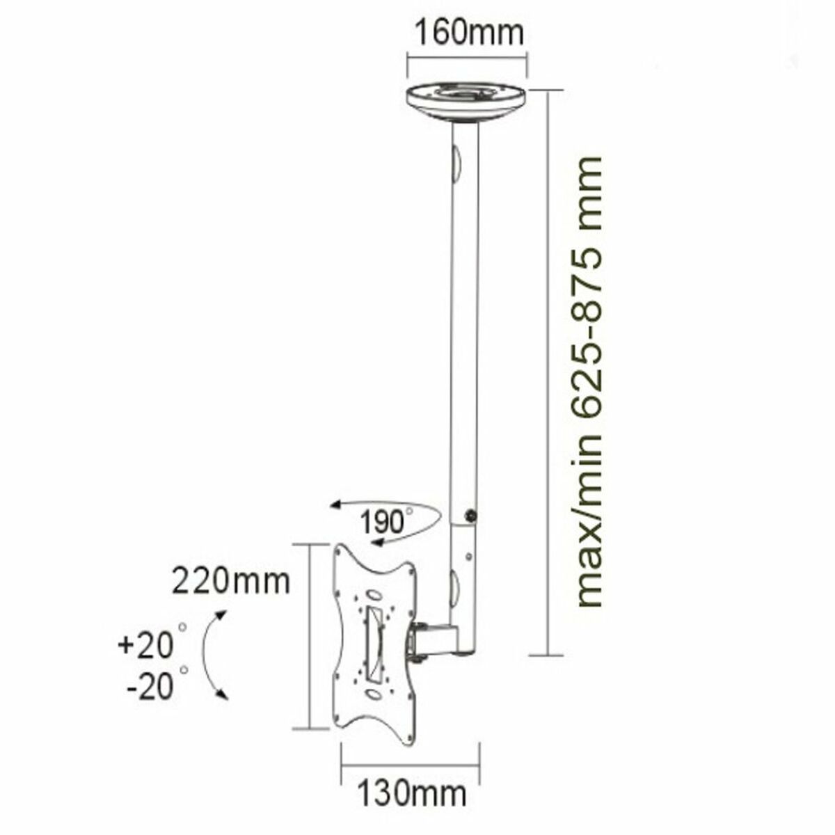 Подставка для ТВ MacLean MC-504A S 23 42 30 Kg-3