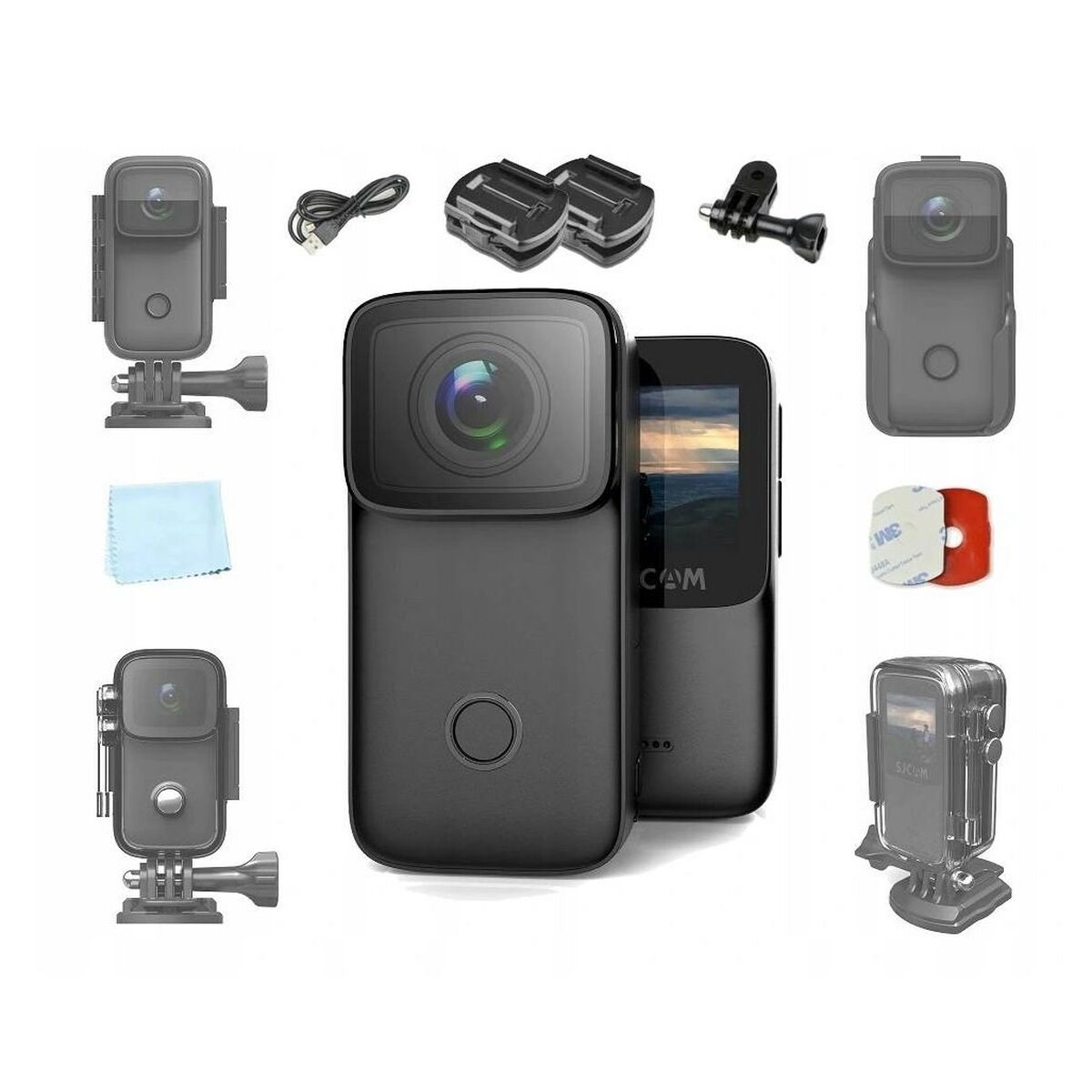 Sports camera SJCAM C200 1.28 Black-2