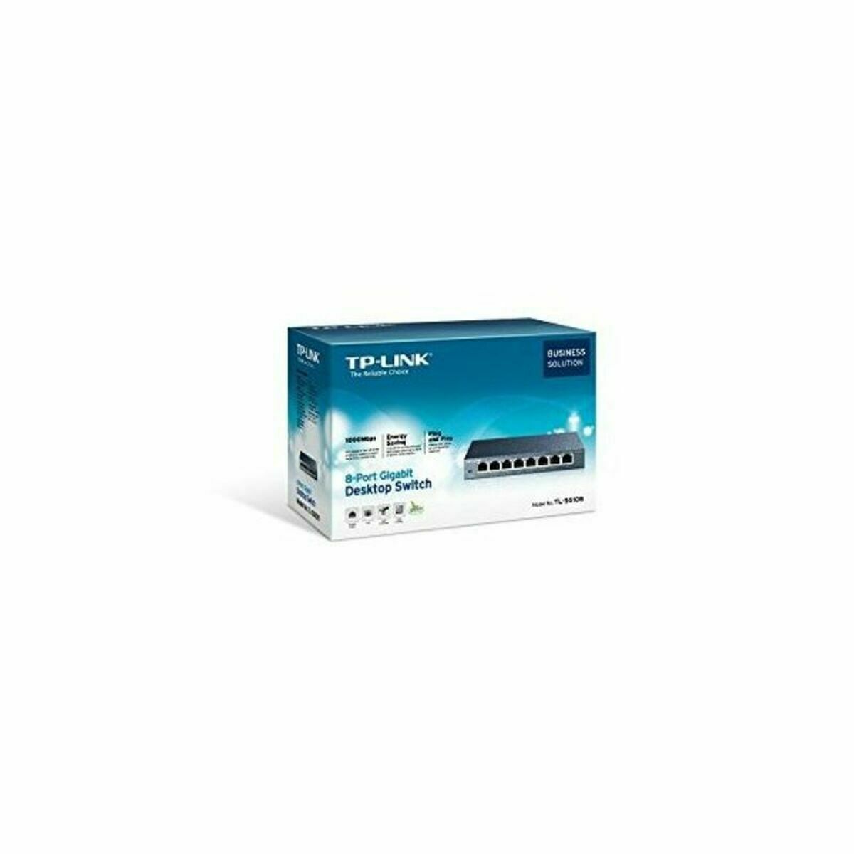Настольный коммутатор TP-Link TL-SG108 8P Gigabit Auto MDIX-2