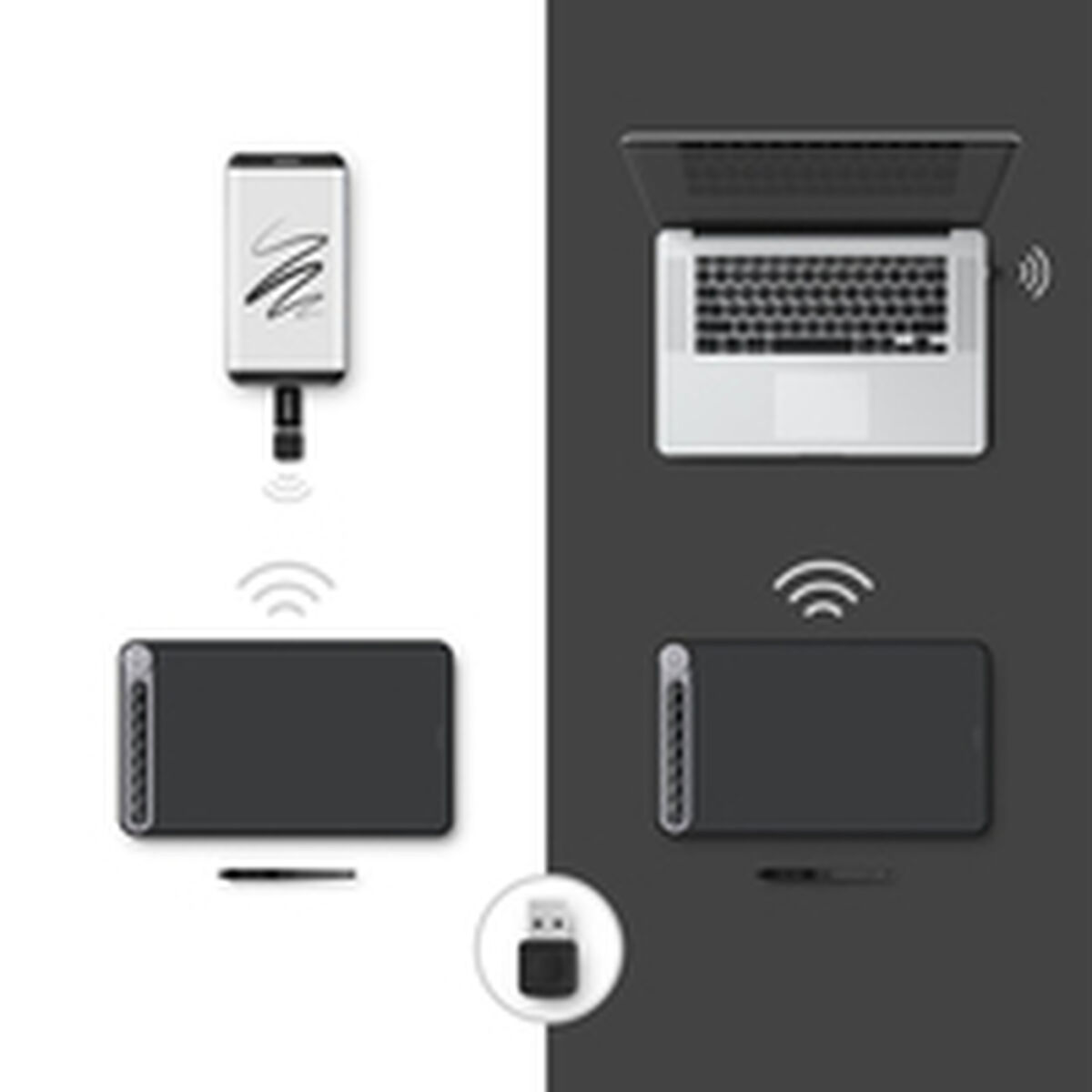 Планшет Huion Q620M-6
