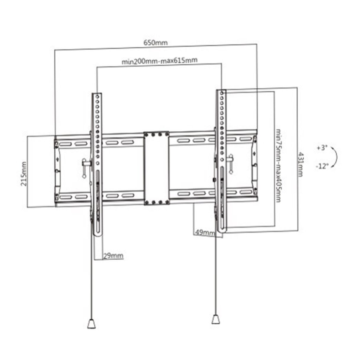 Настенный кронштейн GEMBIRD WM-80T-01 37 80-3