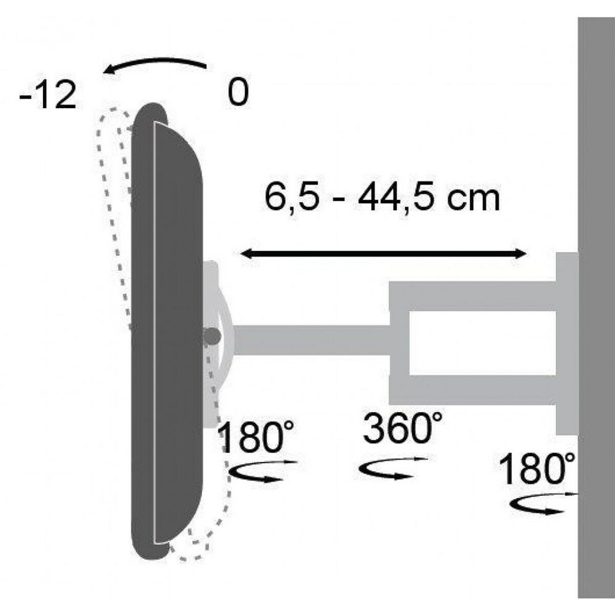 Подставка для ТВ Techly ICA-LCD 2903 19 37 25 kg-5