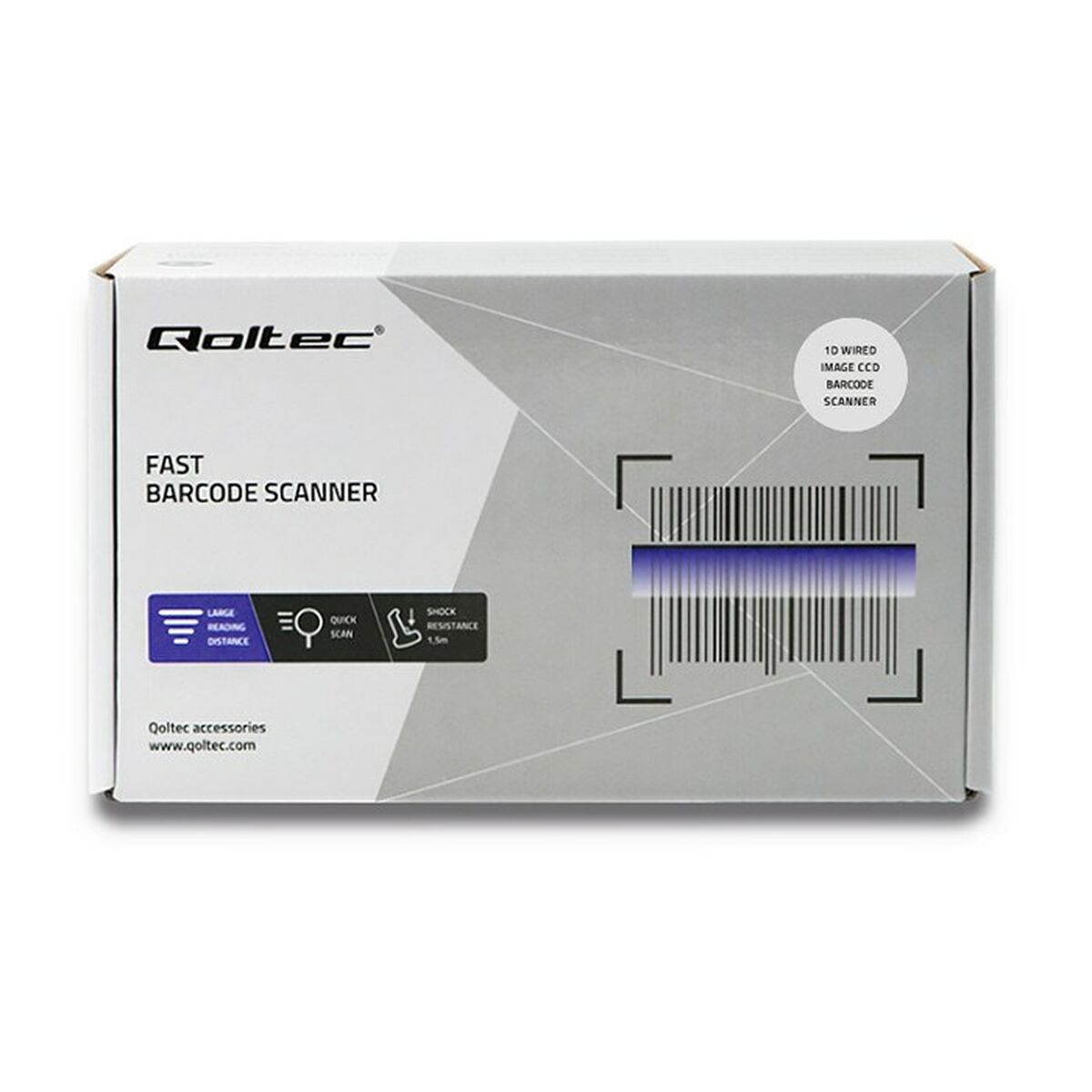 Считывающее устройство для штрих-кодов Qoltec 50866-5