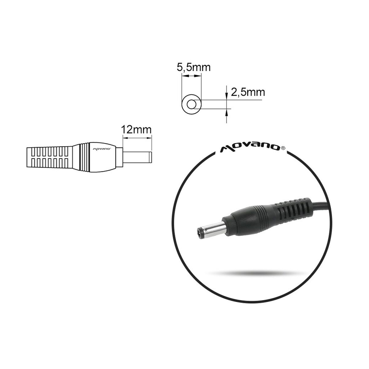 Mitsu 5ZM043 65 W Laptop Charger-2