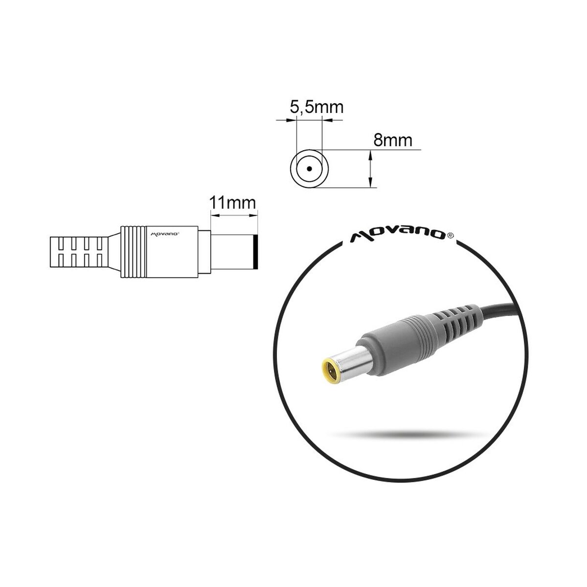 Зарядное устройство для ноутбука Mitsu 5ZM034 40 W-2