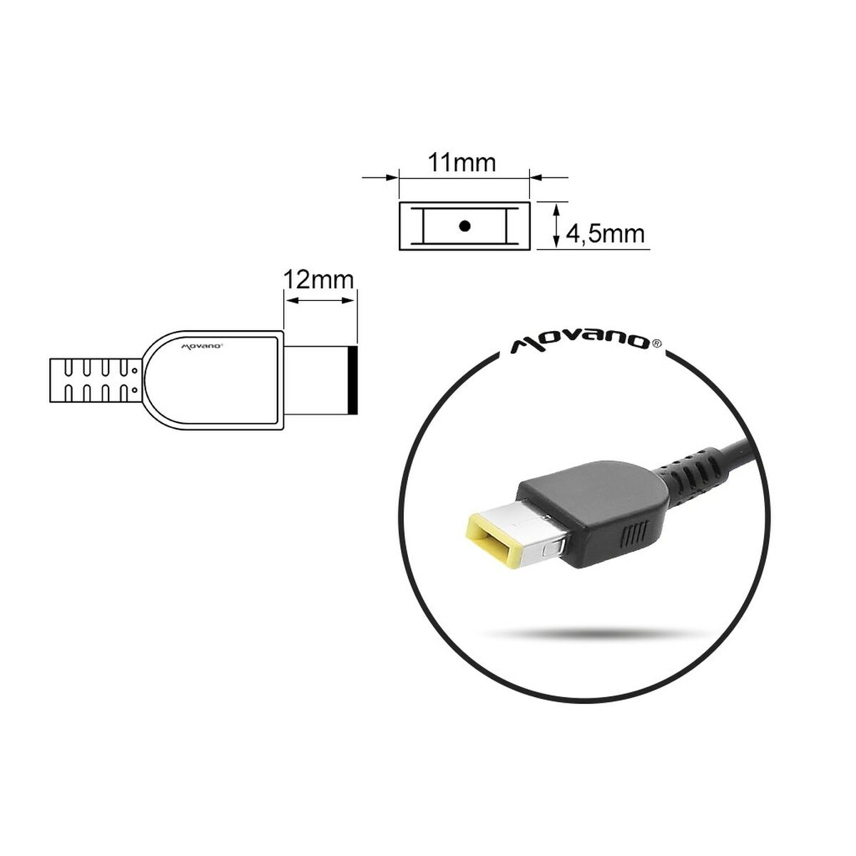 Зарядное устройство для ноутбука Mitsu 5ZM036 Lenovo 45 W-2