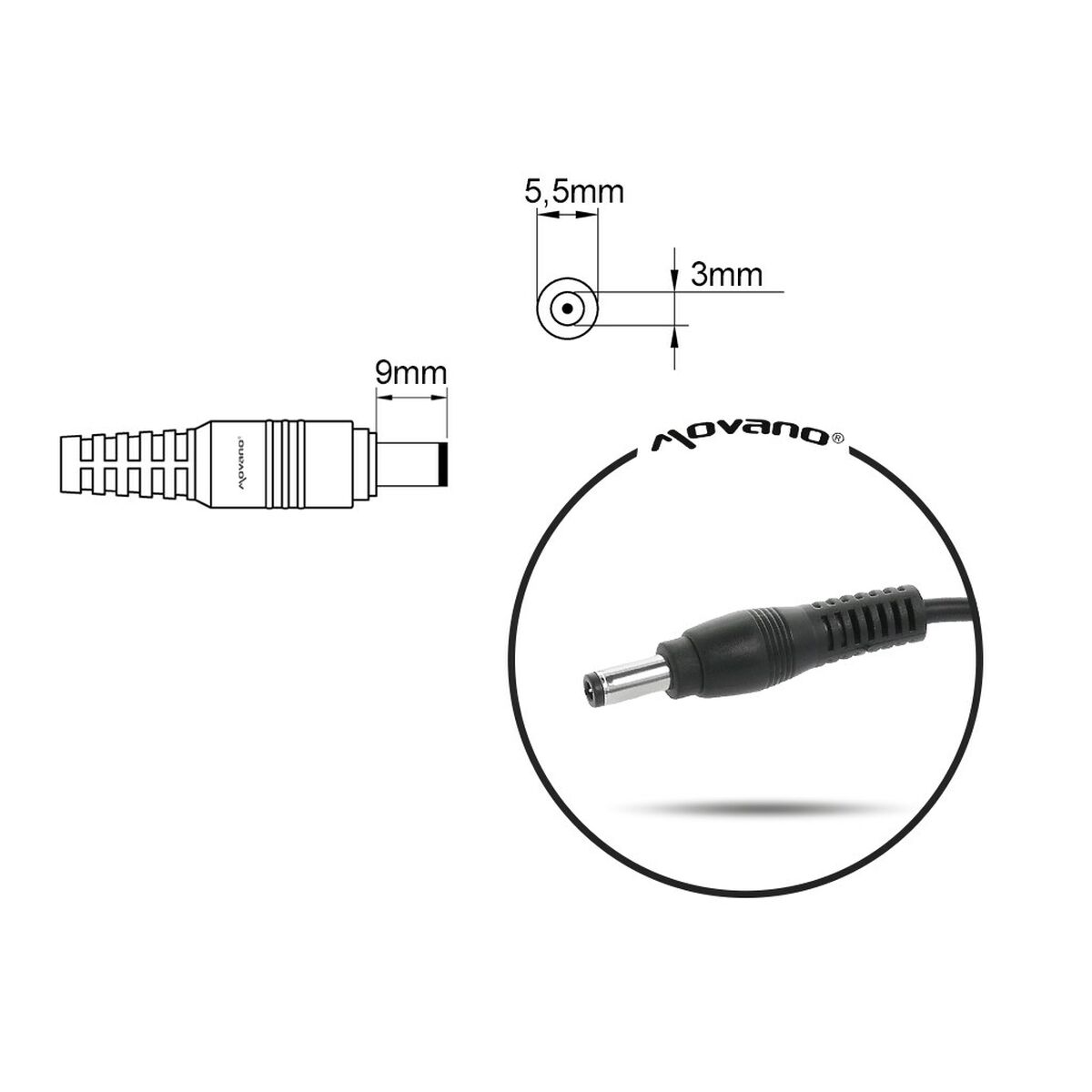 Mitsu 5ZM052 90 W Laptop Charger-2
