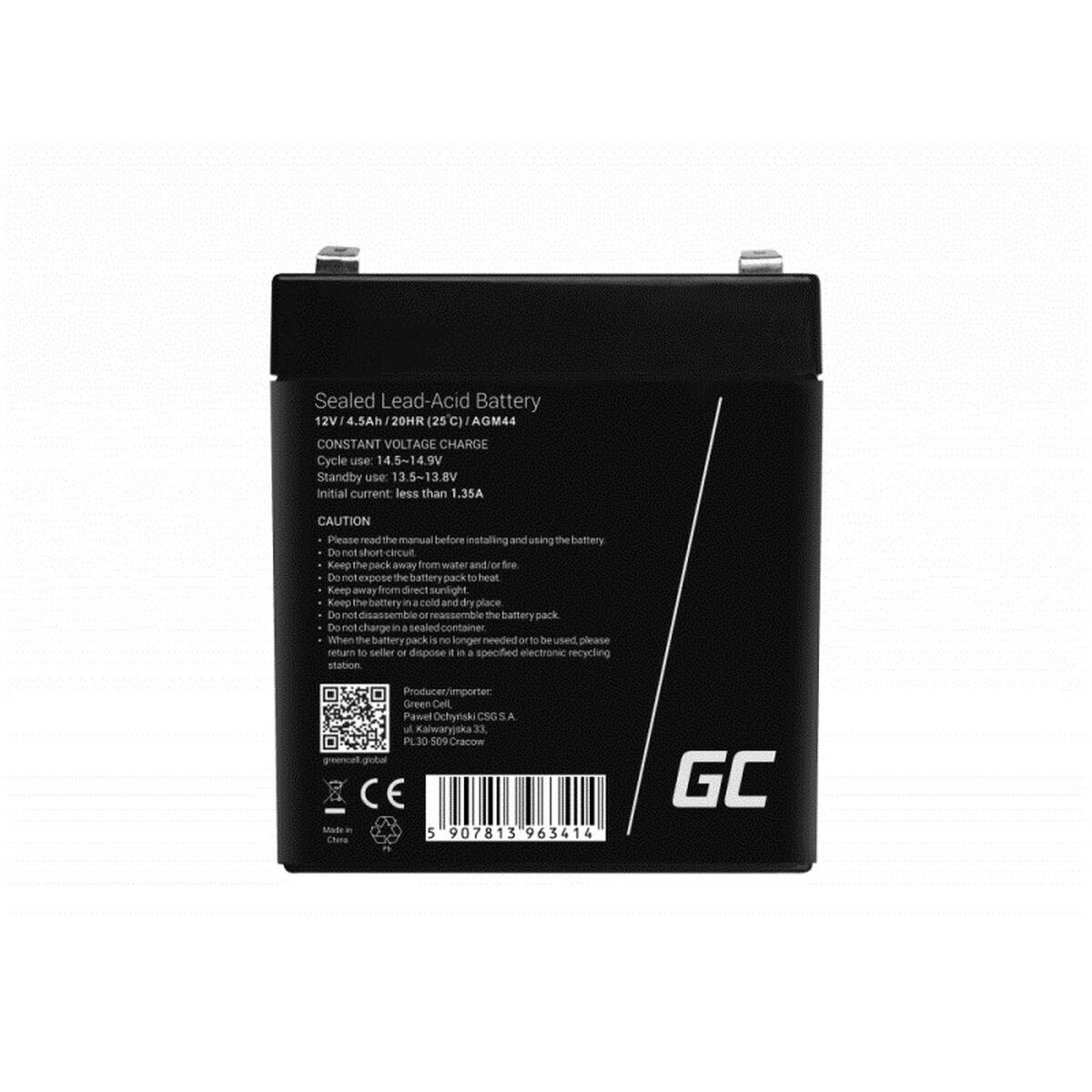 Аккумулятор для Система бесперебойного питания Green Cell AGM44 45 Ah 12 V-3