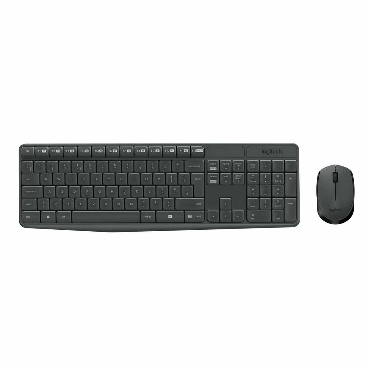 لوحة مفاتيح Logitech و Wireless Mouse-2