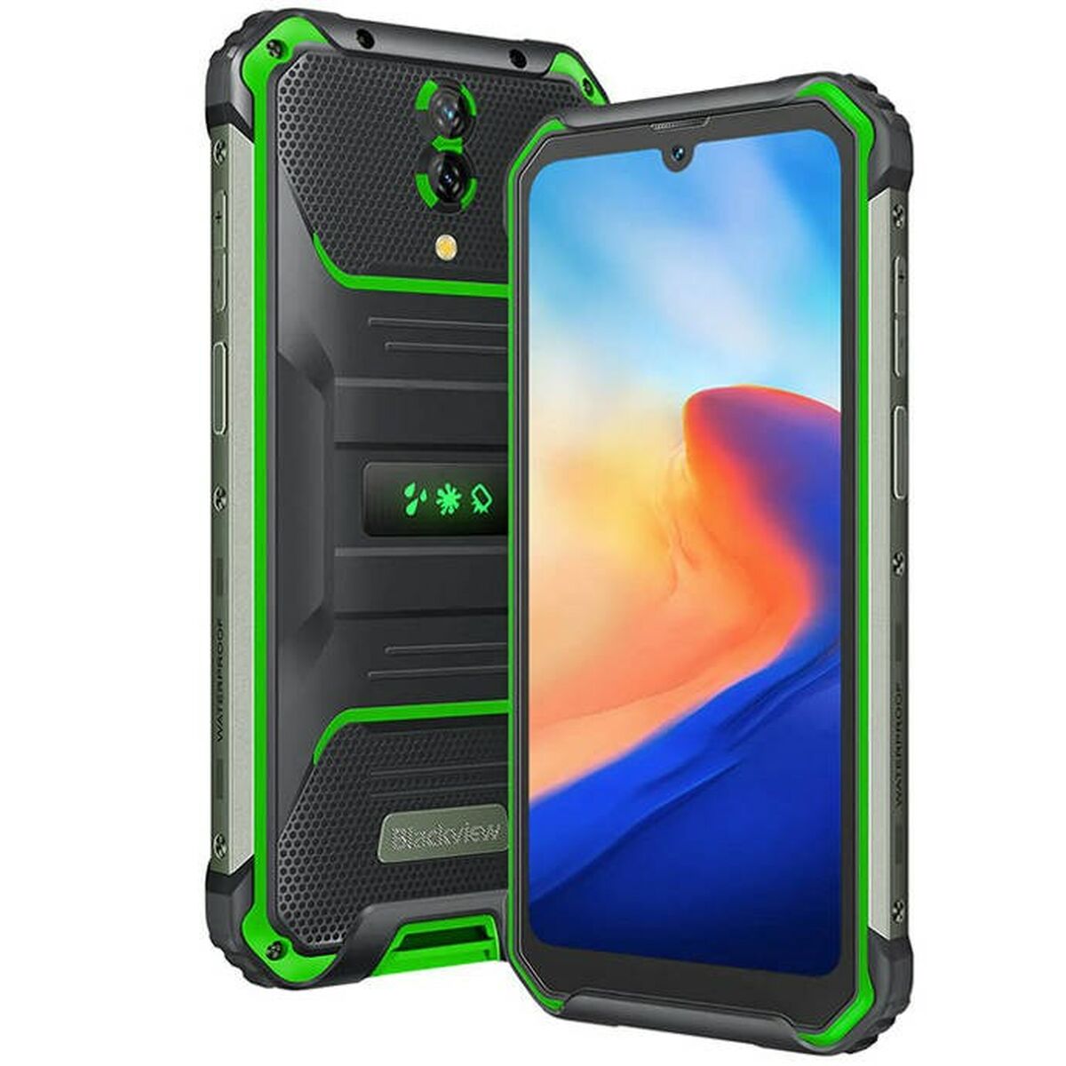 Смартфоны Blackview BV7200 6,1 128 Гб 6 GB RAM Octa Core MediaTek Helio G85 Чёрный Зеленый-2