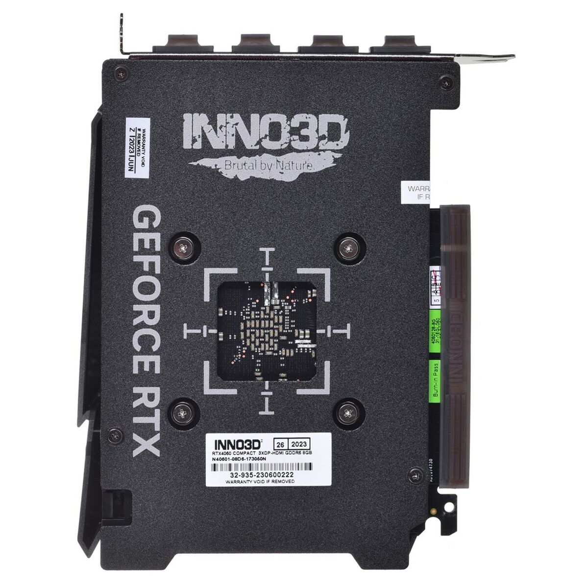 Графическая карта INNO3D GEFORCE RTX 4060 COMPACT-5