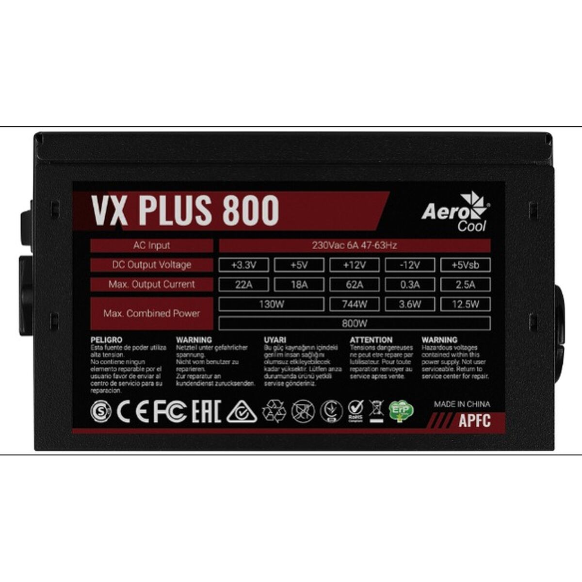 Aerocool VX PLUS 800 800 W 130 W ATX مصدر طاقة-2