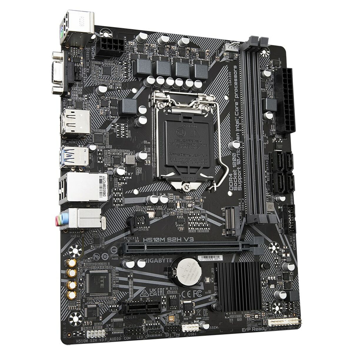 Материнская плата Gigabyte H510M S2H V3 Intel® H470 Express INTEL H470 EXPRESS LGA 1200-4