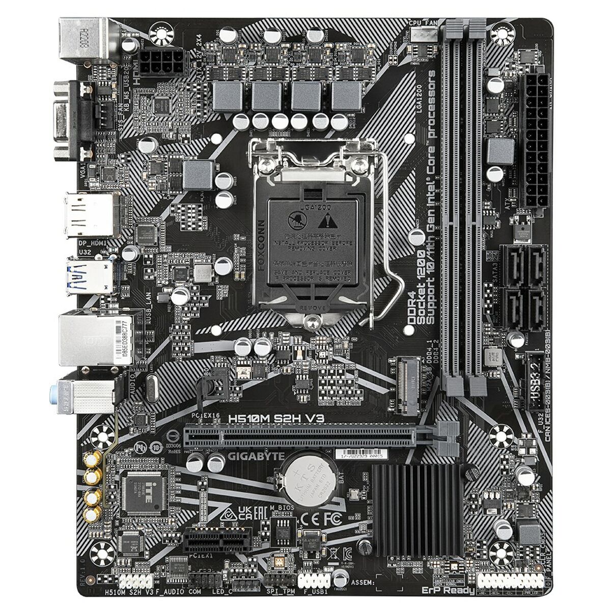Материнская плата Gigabyte H510M S2H V3 Intel® H470 Express INTEL H470 EXPRESS LGA 1200-5