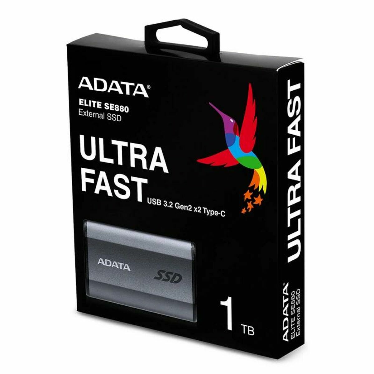 Внешний жесткий диск Adata AELI-SE880-1TCGY 1 TB SSD 2,5-2