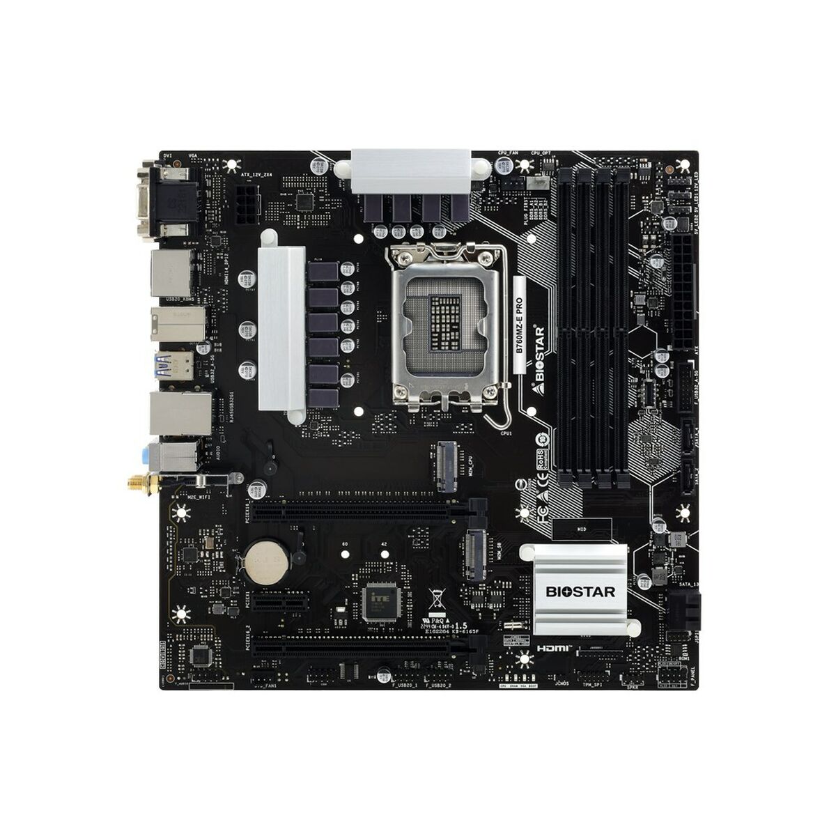 Материнская плата Biostar B760MZ-E PRO Intel B760 LGA 1700-2