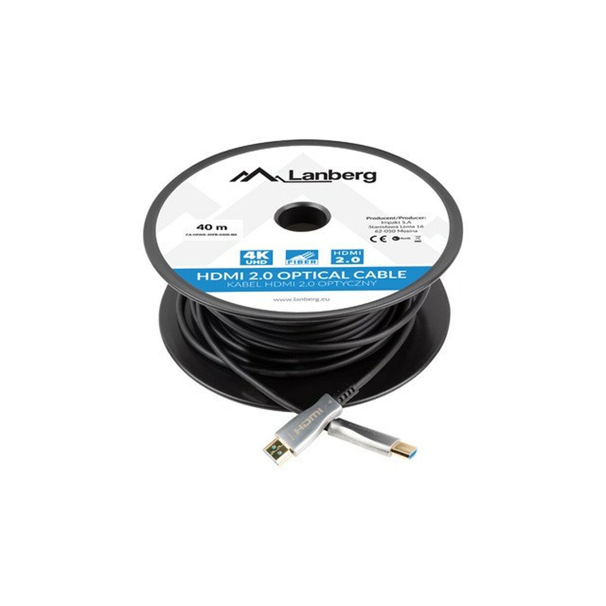 كابل HDMI Lanberg CA-HDMI-20FB-0400-BK 40 م-4