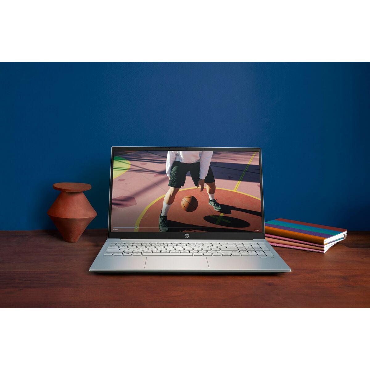 جهاز كمبيوتر محمول HP Pavilion 15-eh1318 nw 15. 6 Ryzen 7 5700U 16 GB RAM 512 GB SSD Qwerty UK-3