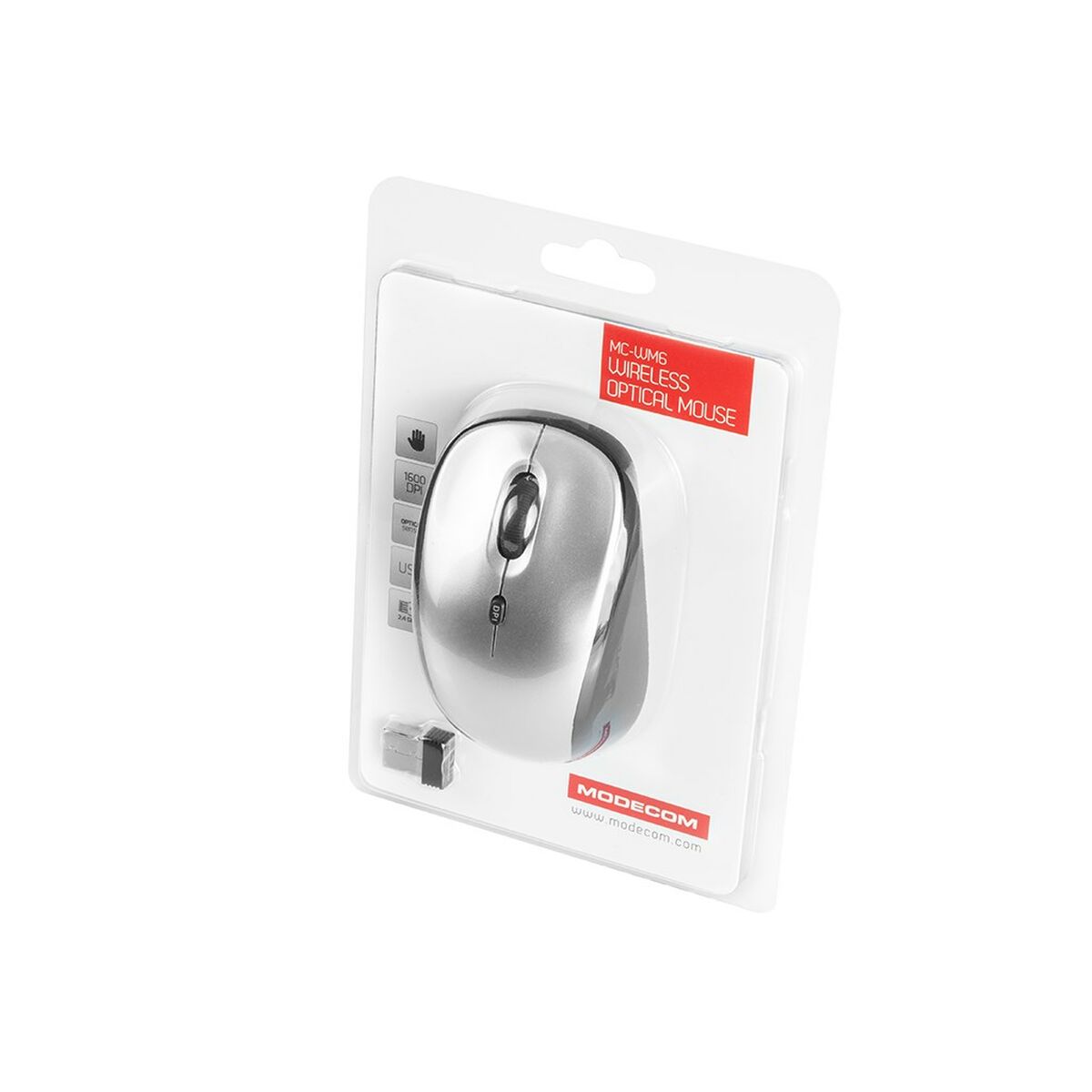 Mouse wireless Modecom MC-WM6 Grigio-2