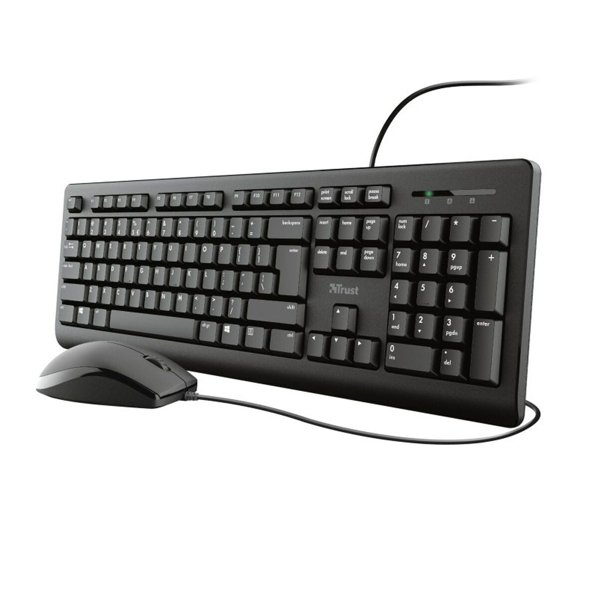 Güven 23970 Siyah Qwerty ABD Klavye ve Fare