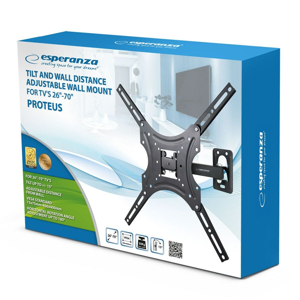 Подставка для ТВ Esperanza ERW015 70 26 30 Kg-6