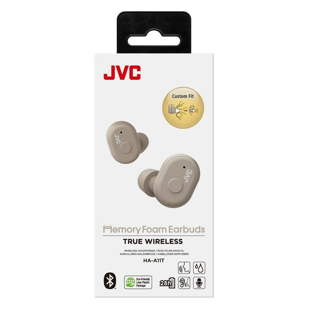 سماعات JVC Bluetooth HAA-11TTNE بيج-4
