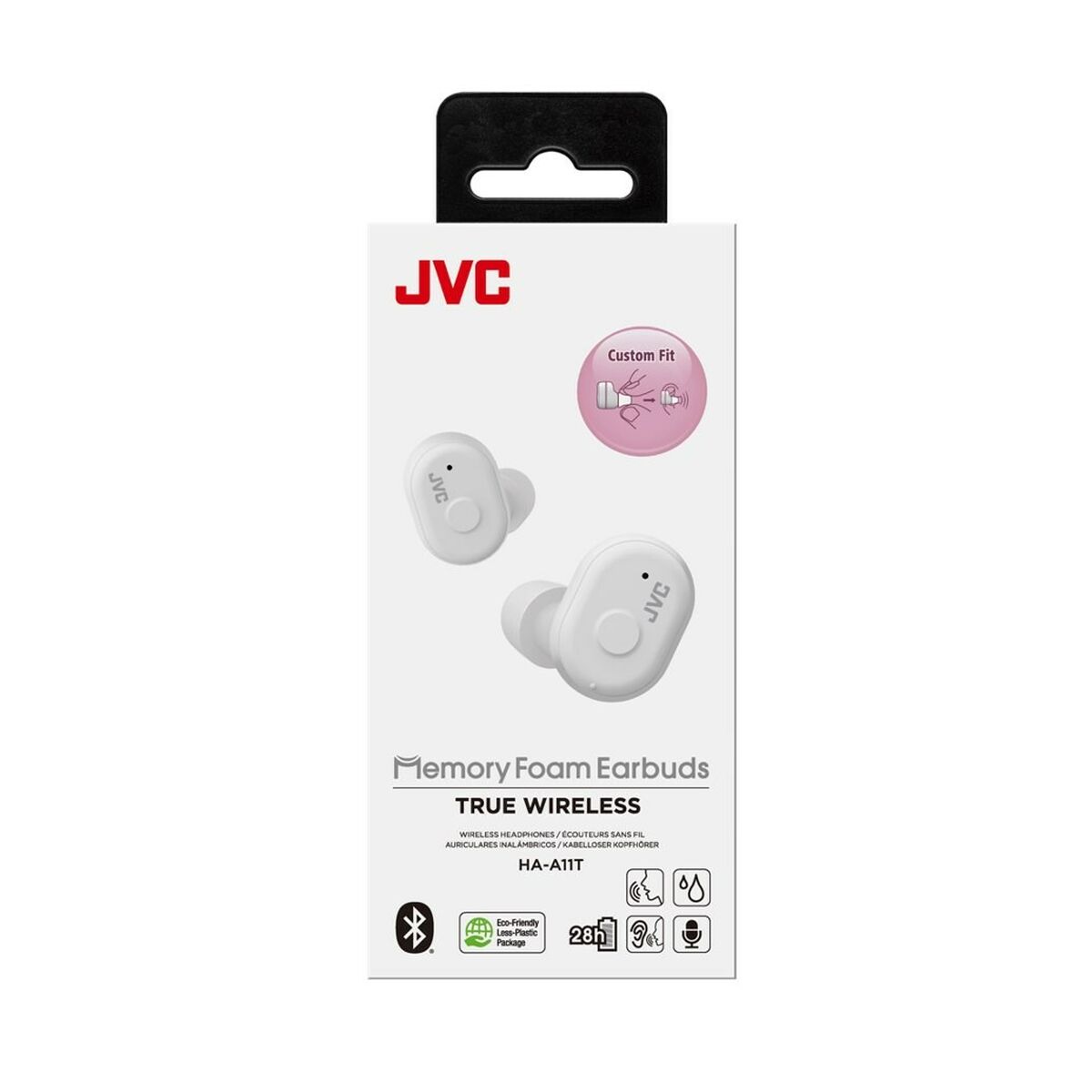 سماعات البلوتوث JVC HAA-11TWNE بيضاء-4