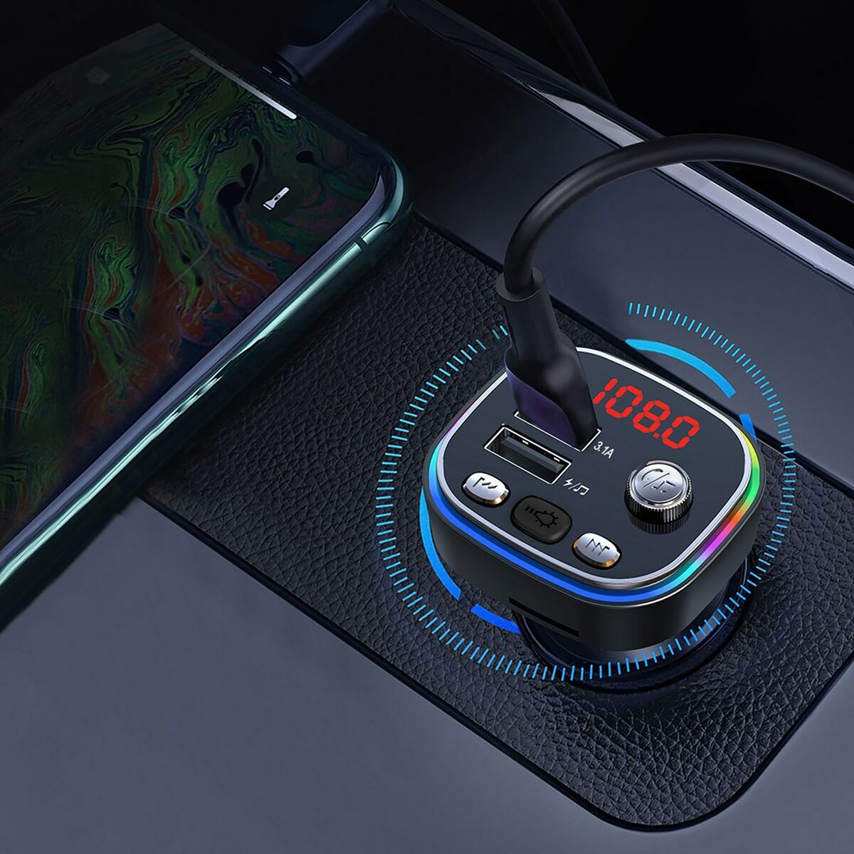 MP3-проигрыватель с транзистором FM для автомобиля Vakoss TC-B439K-3