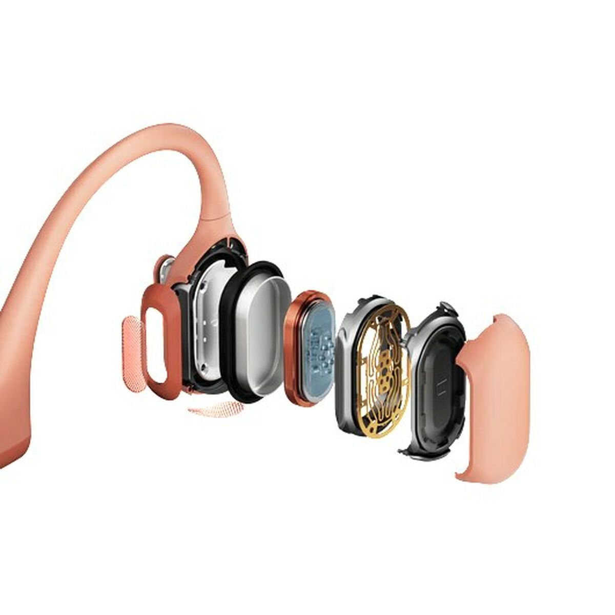 سماعات Shokz OpenRun Pro Sports Bluetooth باللون الوردي-2