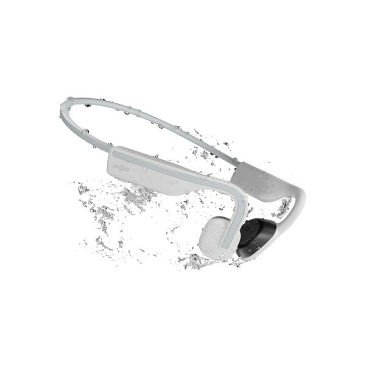 سماعات البلوتوث Shokz OpenMove بيضاء-5