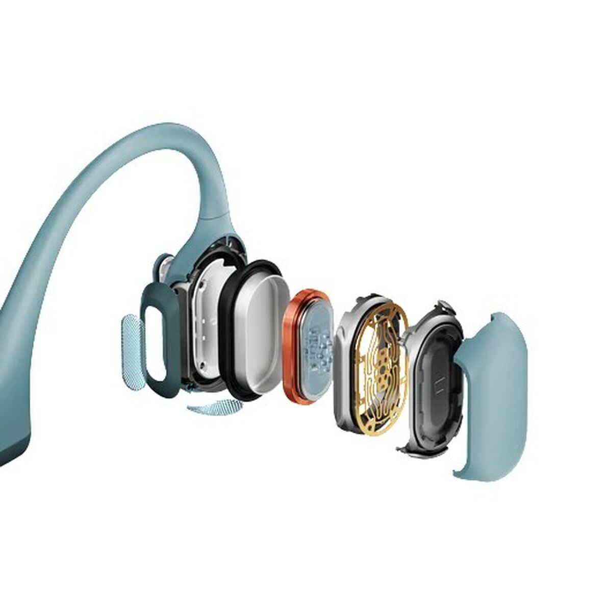 سماعات Shokz OpenRun Pro Sports Bluetooth باللون الأزرق-2
