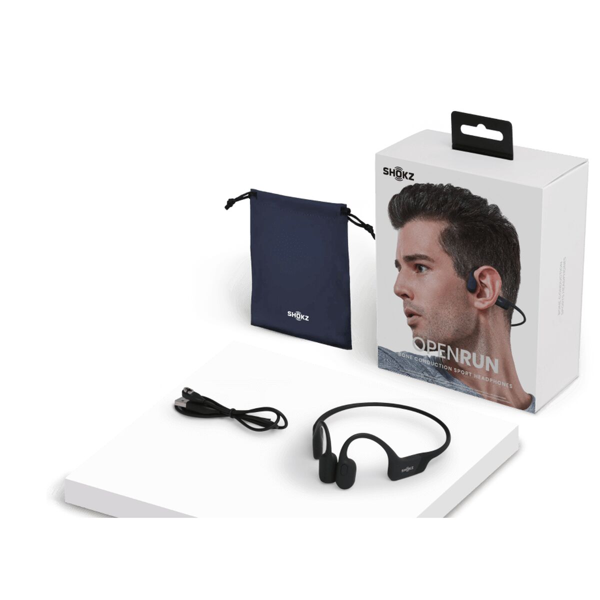 سماعات Shokz Openrun Mini Sports Bluetooth سوداء-2