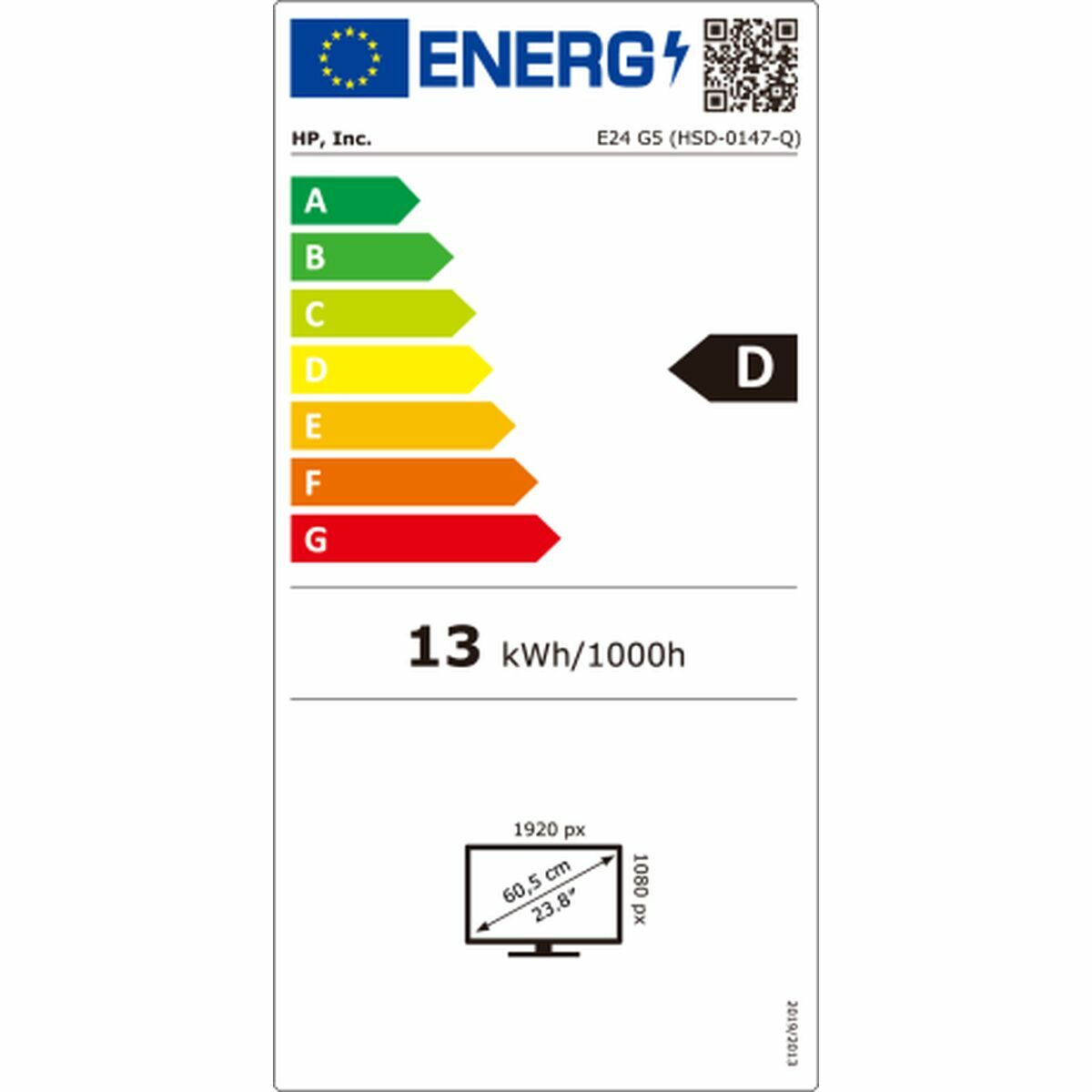 Монітор HP E24 G5 23,8 Full HD LED IPS Flicker free 75 Hz-2