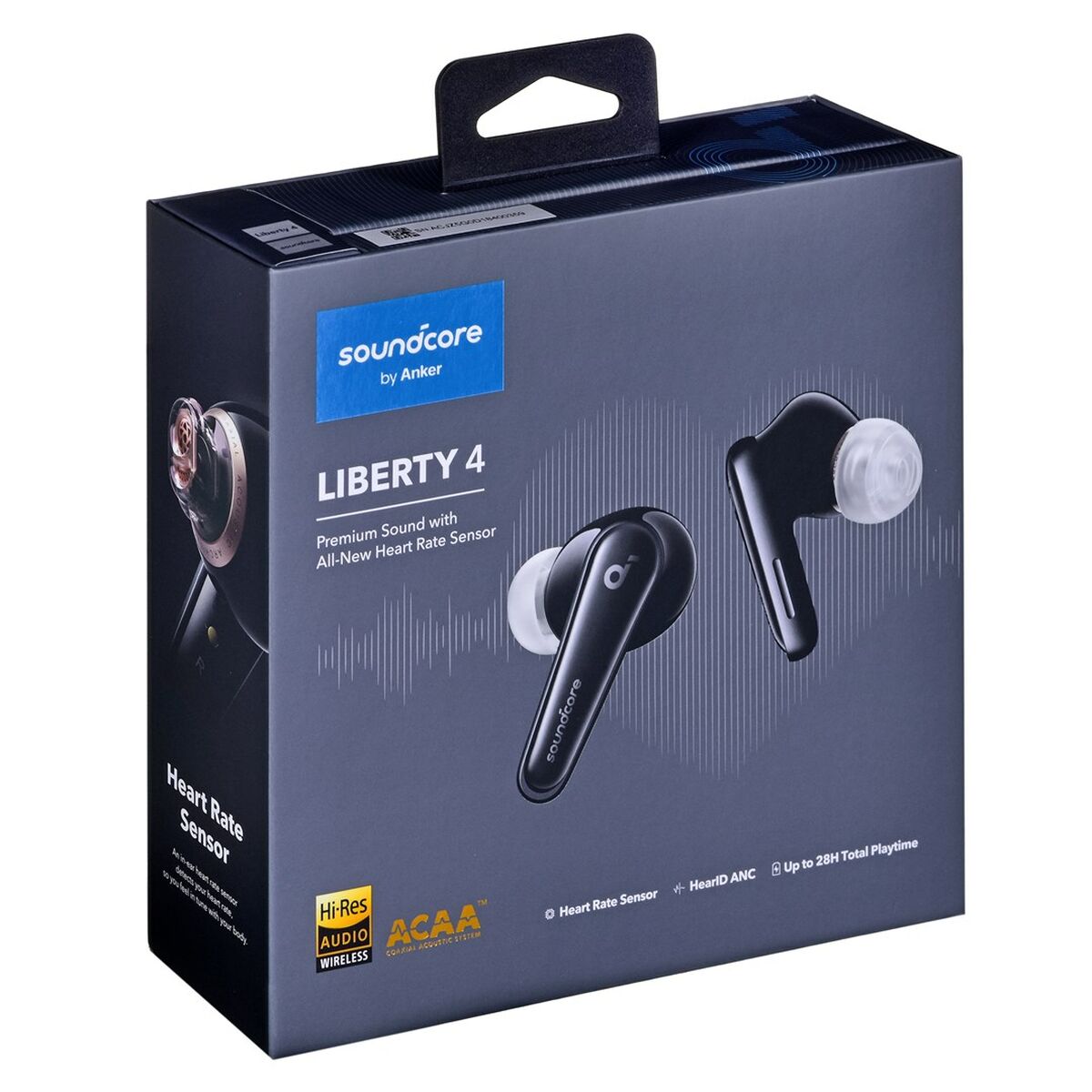 Наушники с микрофоном Soundcore Liberty 4 Чёрный Midnight black-6