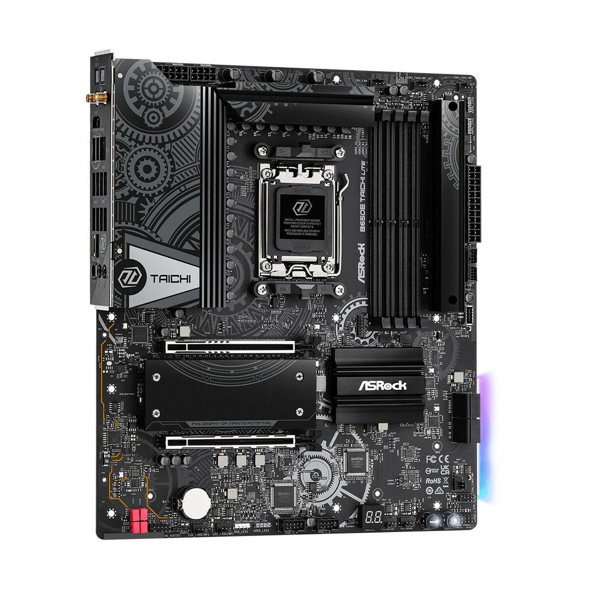 Материнская плата ASRock B650E TAICHI LITE Intel Wi-Fi 6 AMD B650 AMD AM5-5