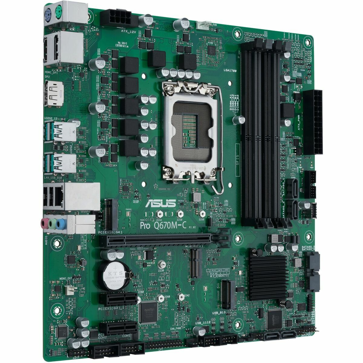 Asus PRO Q670M-C-CSM LGA 1700 motherboard