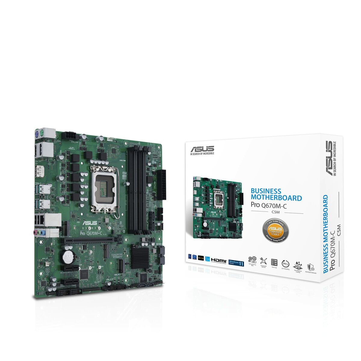 Материнская плата Asus PRO Q670M-C-CSM LGA 1700-3