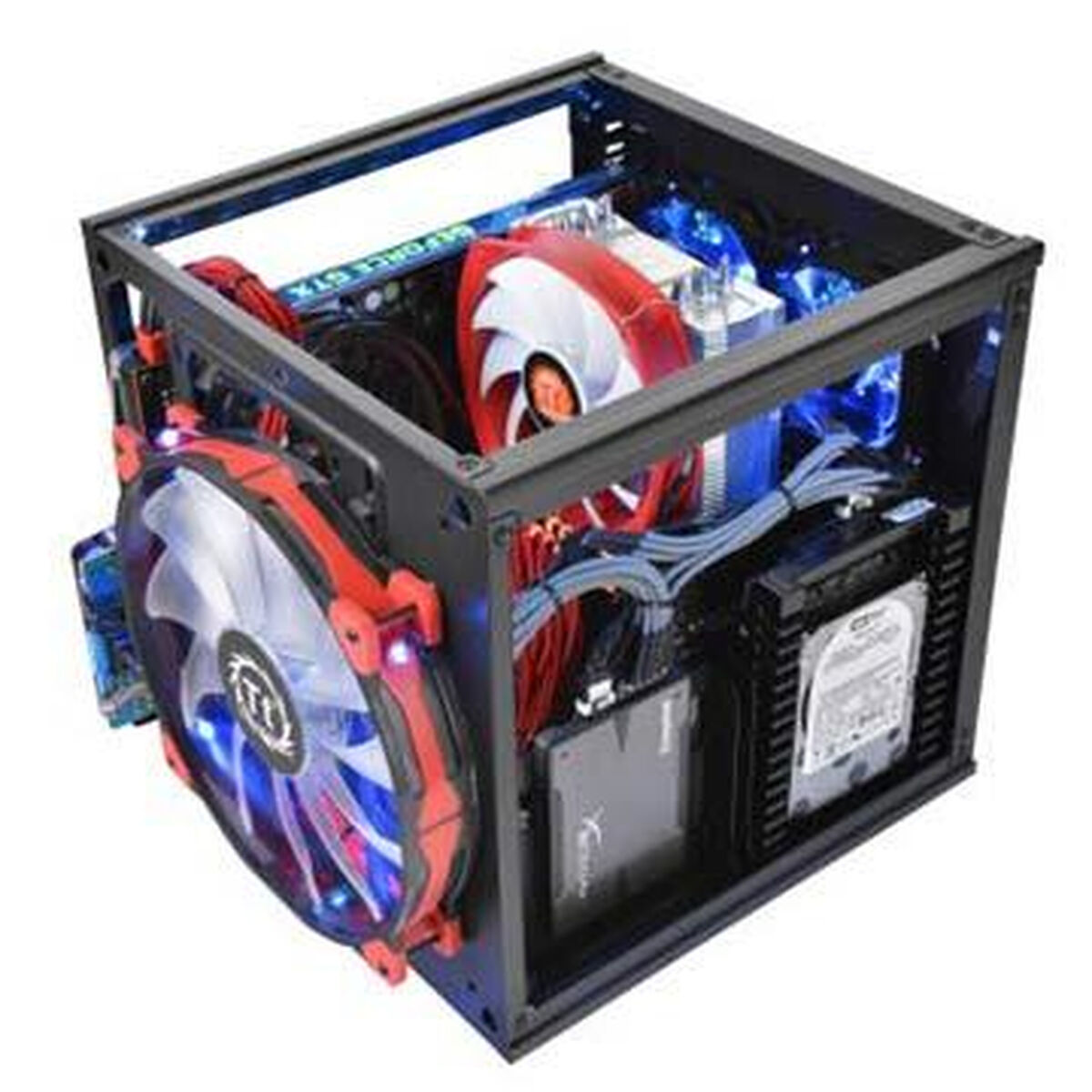 Блок полубашня ATX Galileo THERMALTAKE Core V1 Чёрный-8