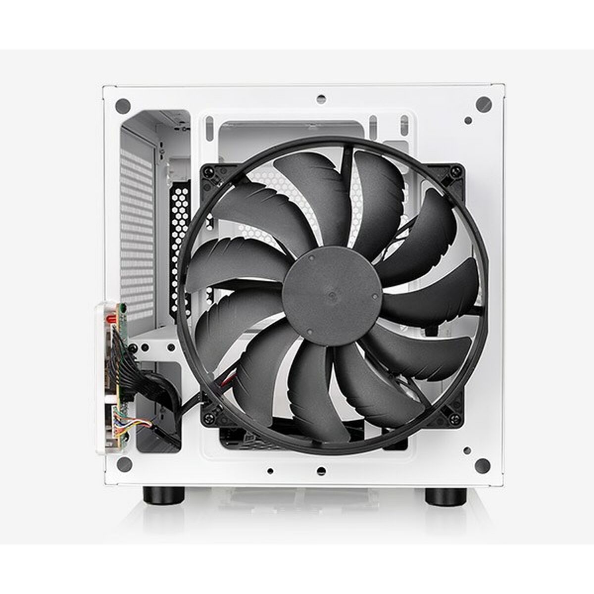 Блок полубашня Mini ITX THERMALTAKE Core V1 Snow Edition Белый-3