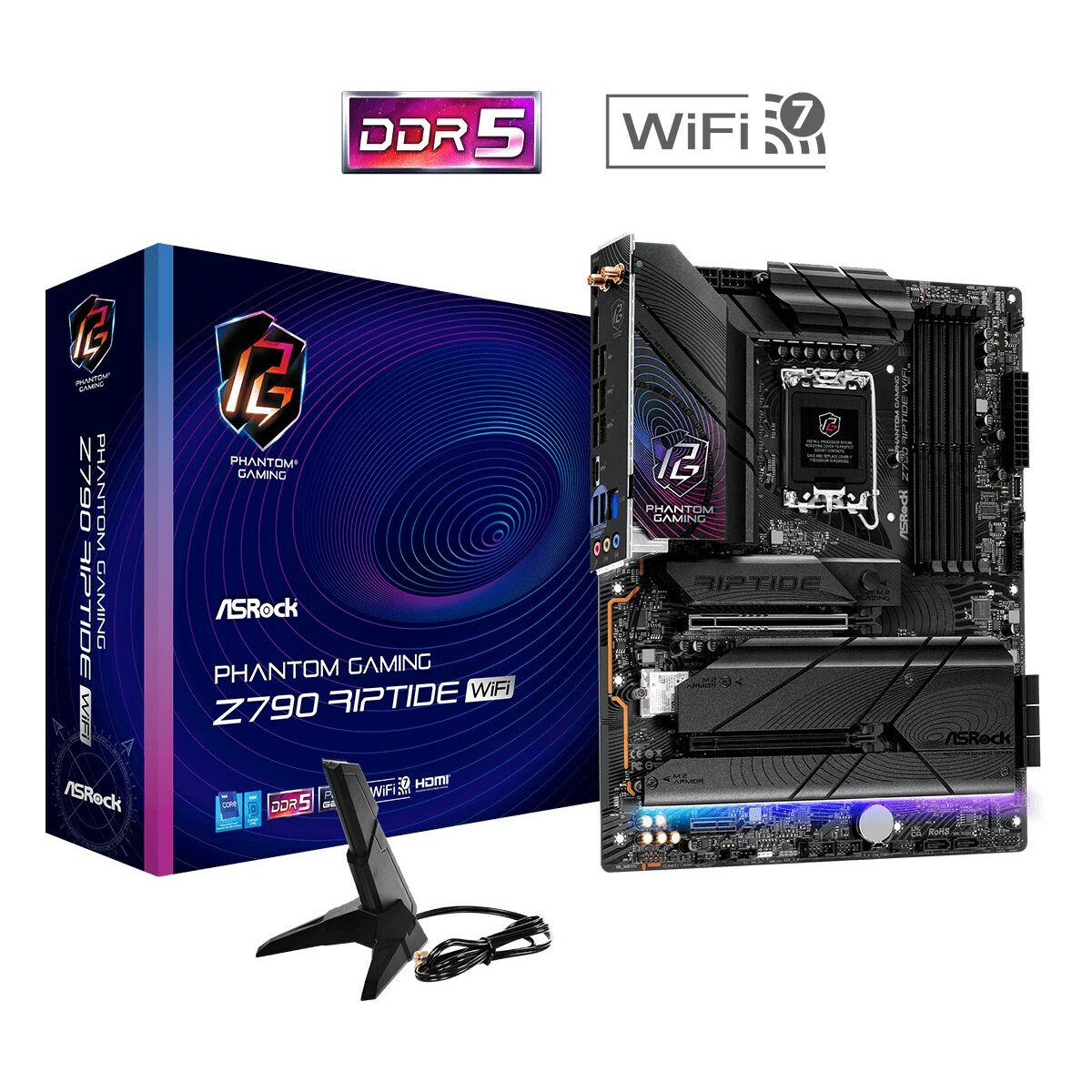 Материнская плата ASRock Z790 RIPTIDE WIFI INTEL Z790 LGA 1700-6