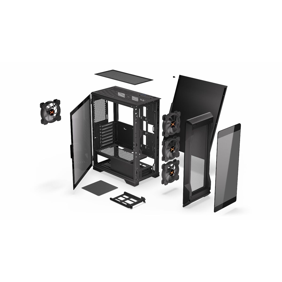 Блок полубашня ATX Galileo Krux KRXD001 Чёрный-2