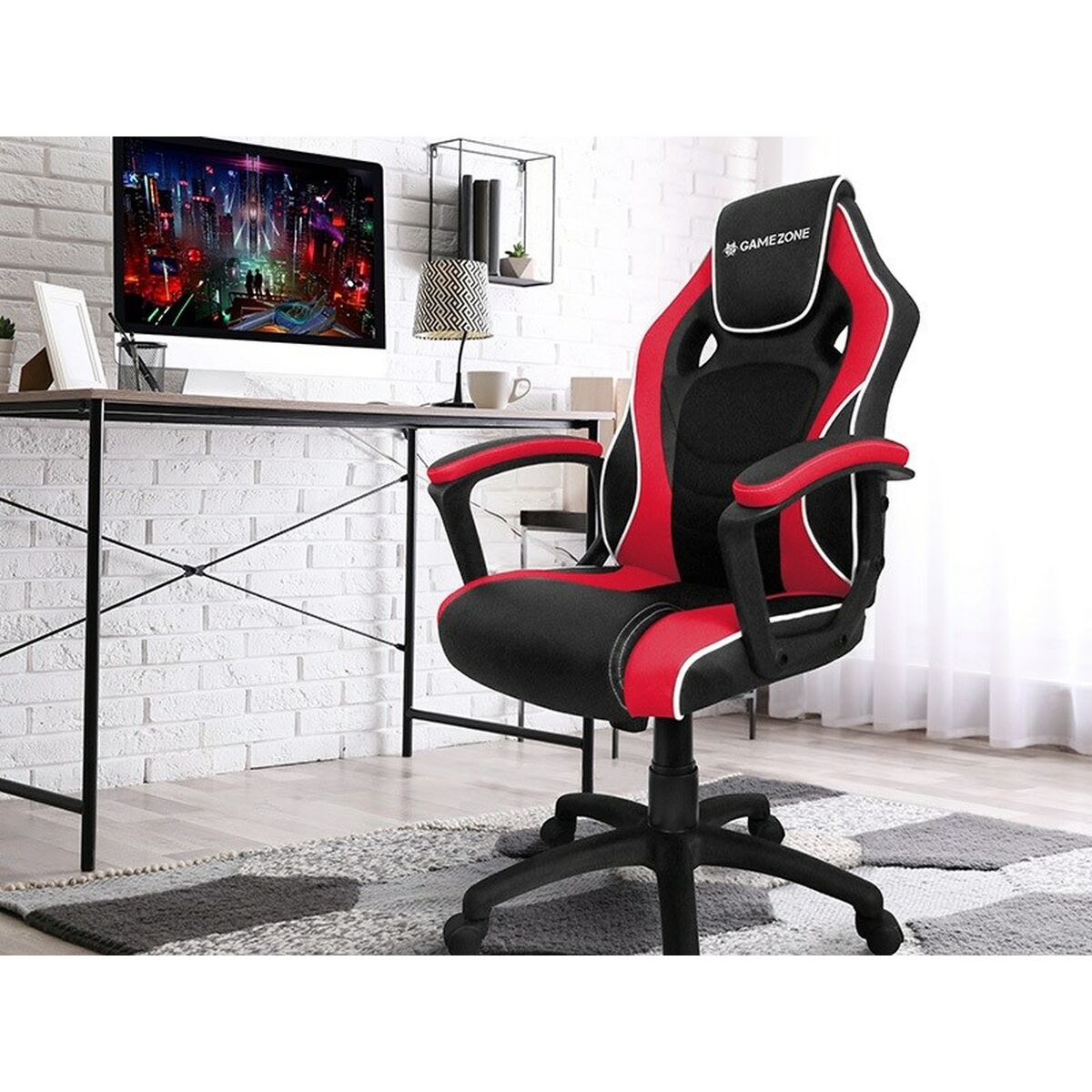 Стул Gaming Tracer TRAINN47145 Чёрный Красный-4