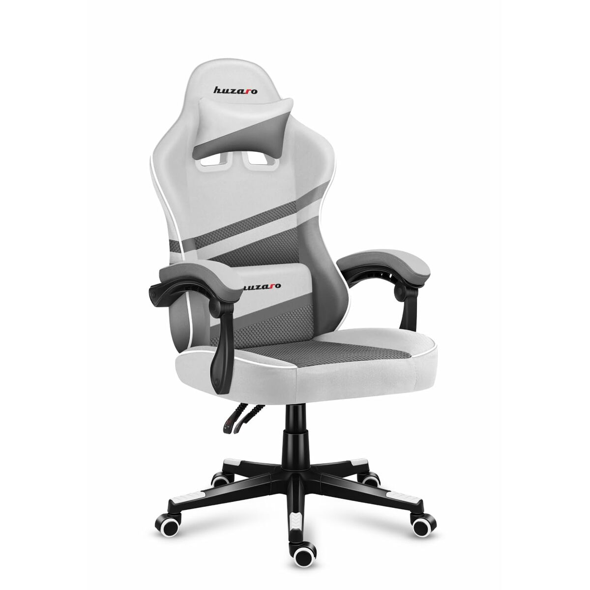 ゲーミングHuzaro HZ-Force 4。4ホワイトメッシュホワイトチェア