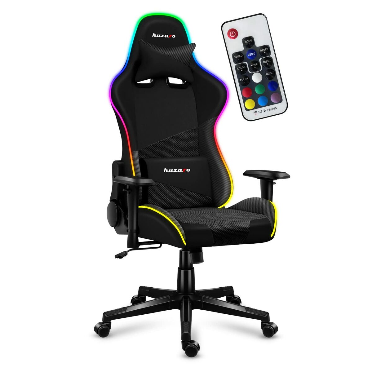Стул Gaming Huzaro Hz-Force 6.2 Black RGB Чёрный-2
