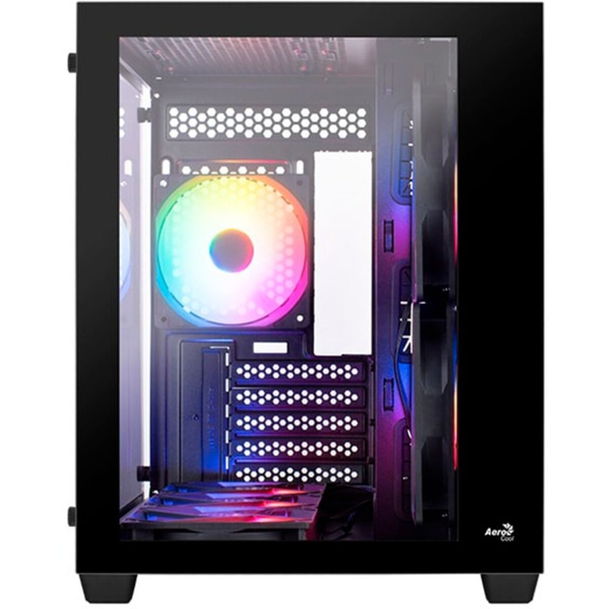 Блок полубашня ATX Galileo Aerocool AEROPGSDRYFTMINI-BK Чёрный Разноцветный-2