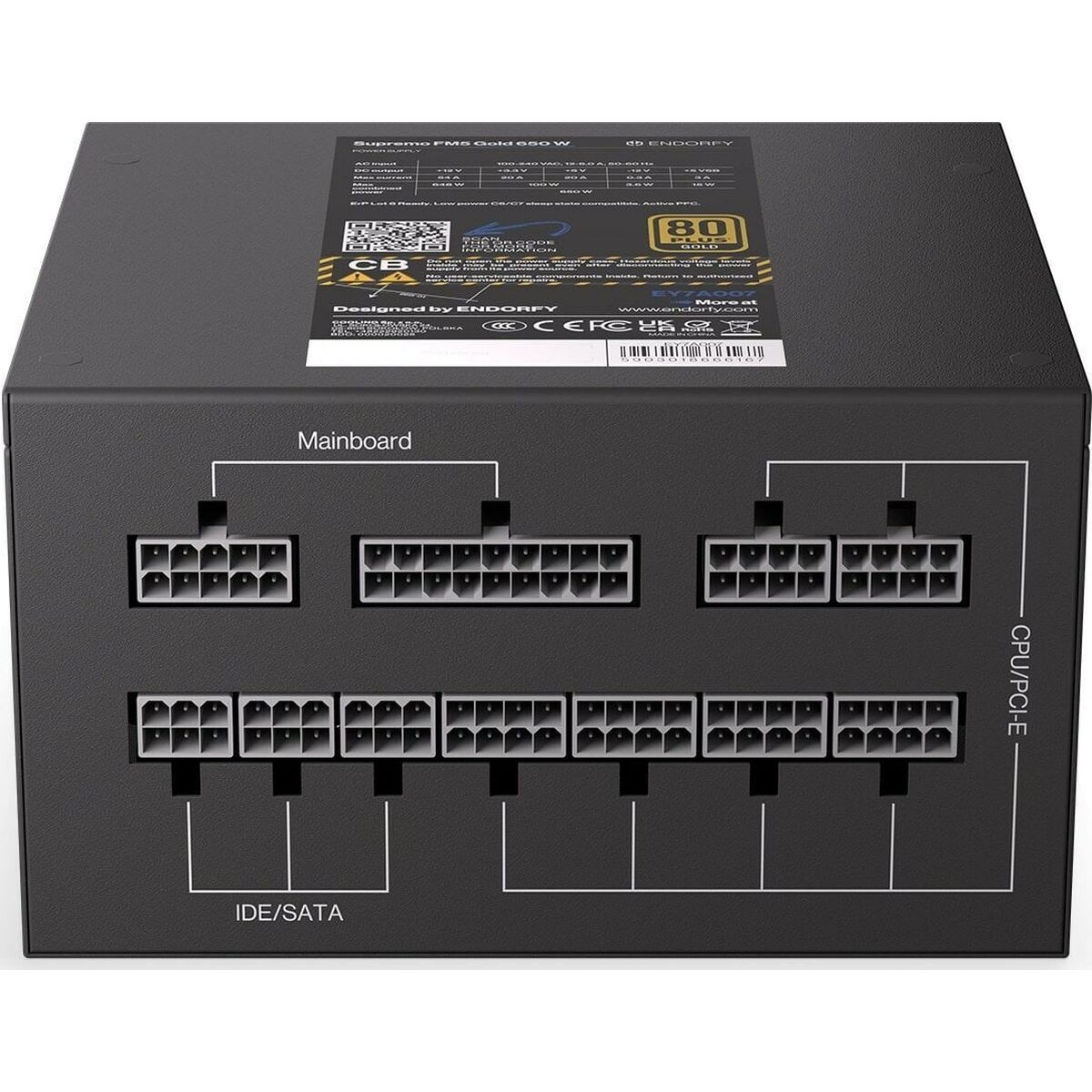 Источник питания Endorfy EY7A007 ATX 650 W 80 Plus Gold-2