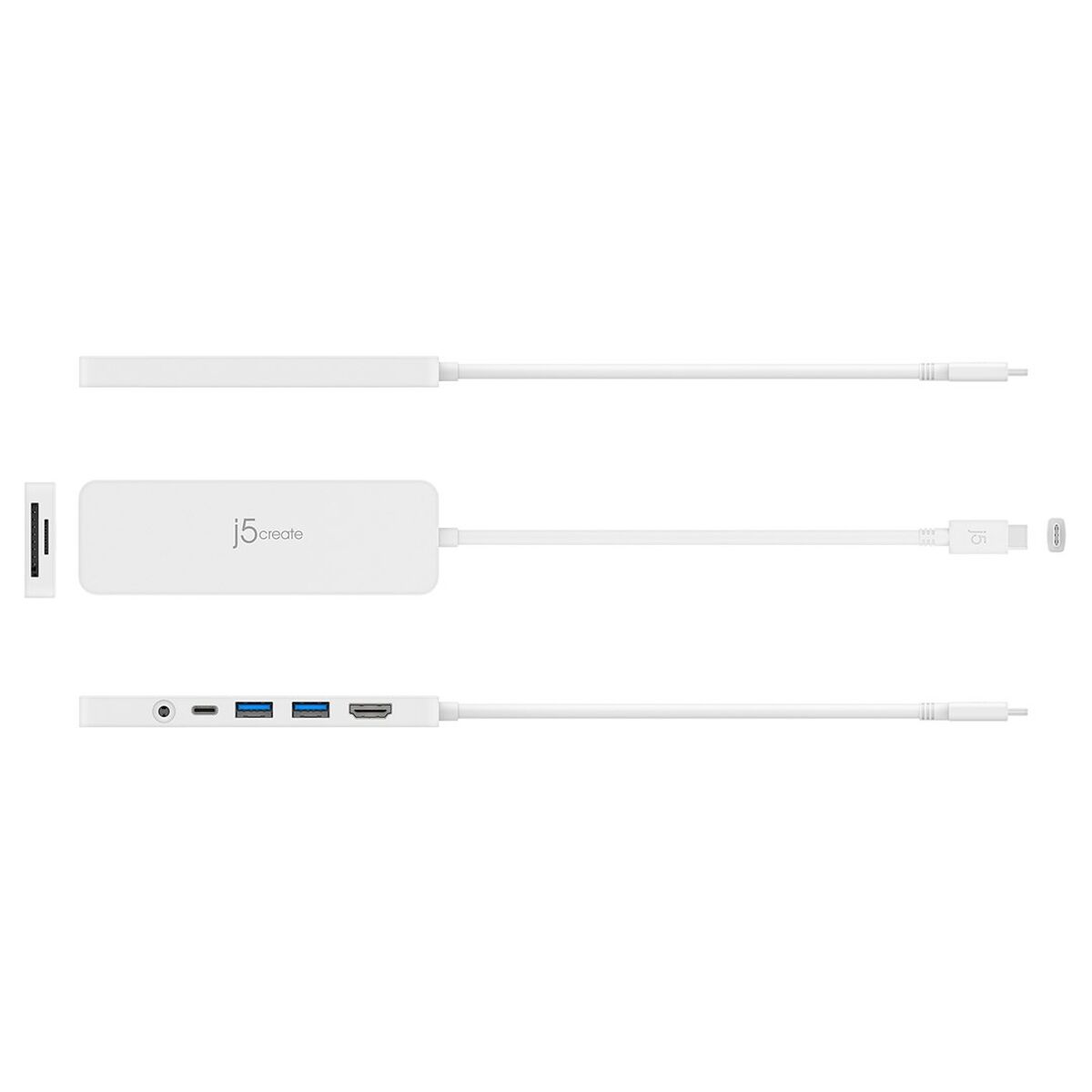 USB-разветвитель j5create JCD373-N Белый-2