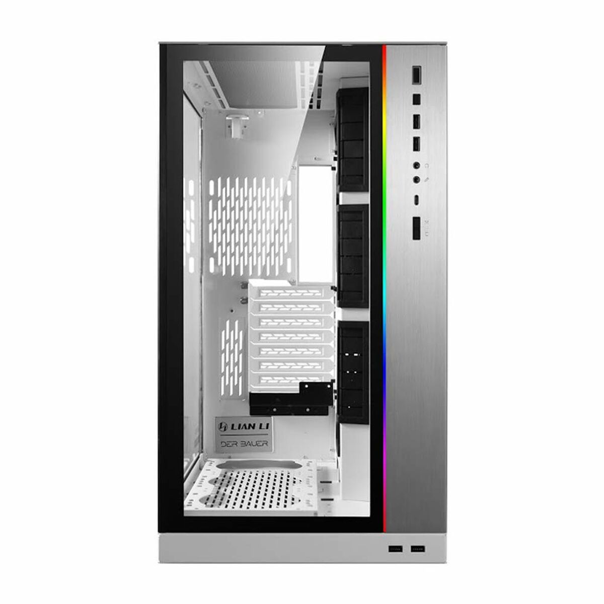 Блок полубашня ATX Galileo Lian-Li O11DXL-W Белый Чёрный Разноцветный-7